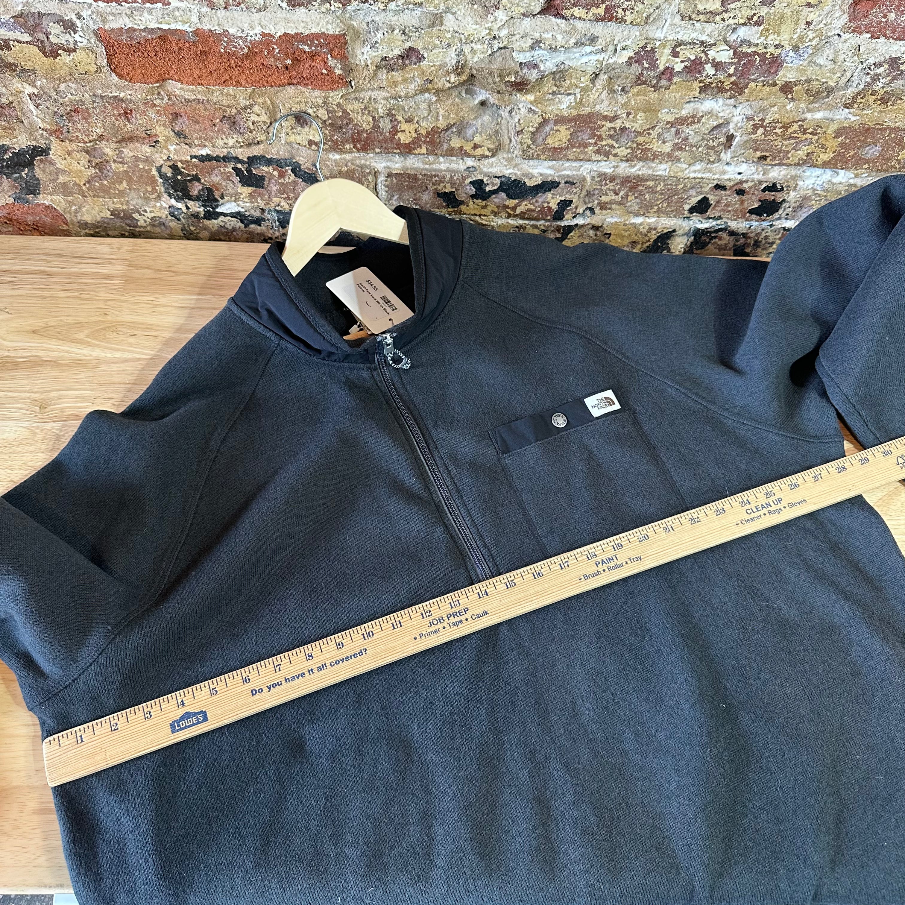 The North Face Pullover 1/4 Zip Mens 3XL Black Fleece Better Sweater Long Sleeve