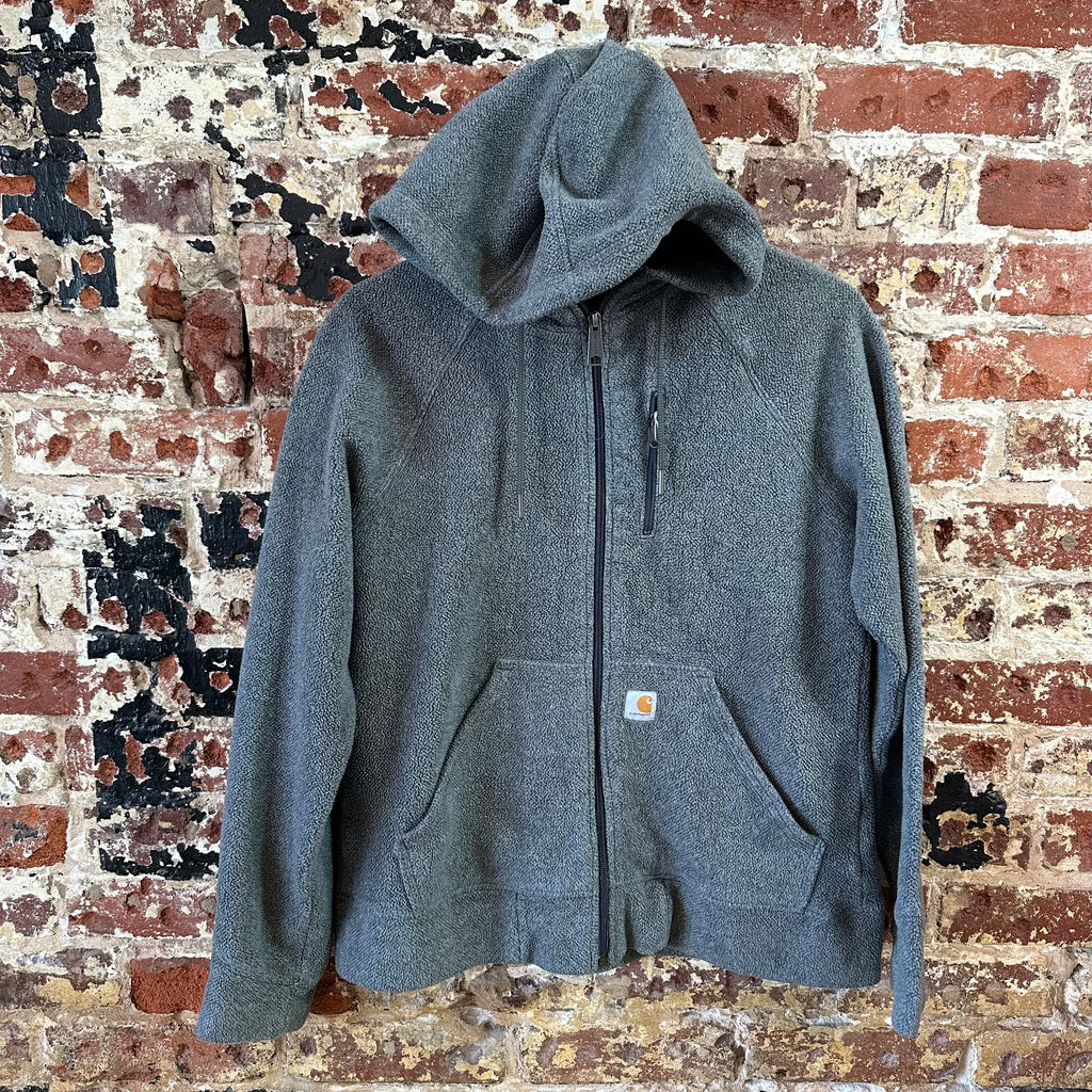 Carhartt Womens Medium Gray Full Zip Sweatshirt