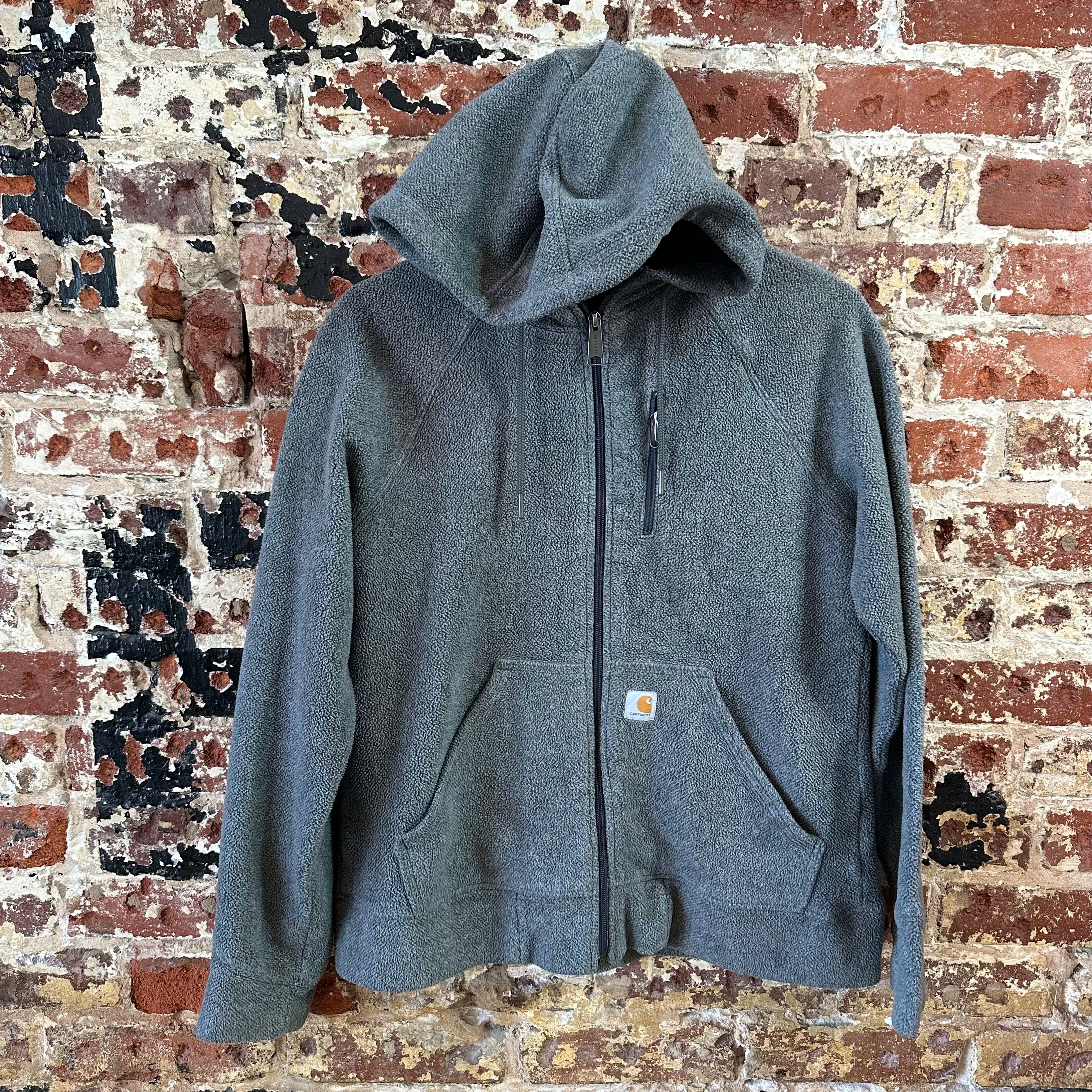 Carhartt Womens Medium Gray Full Zip Sweatshirt