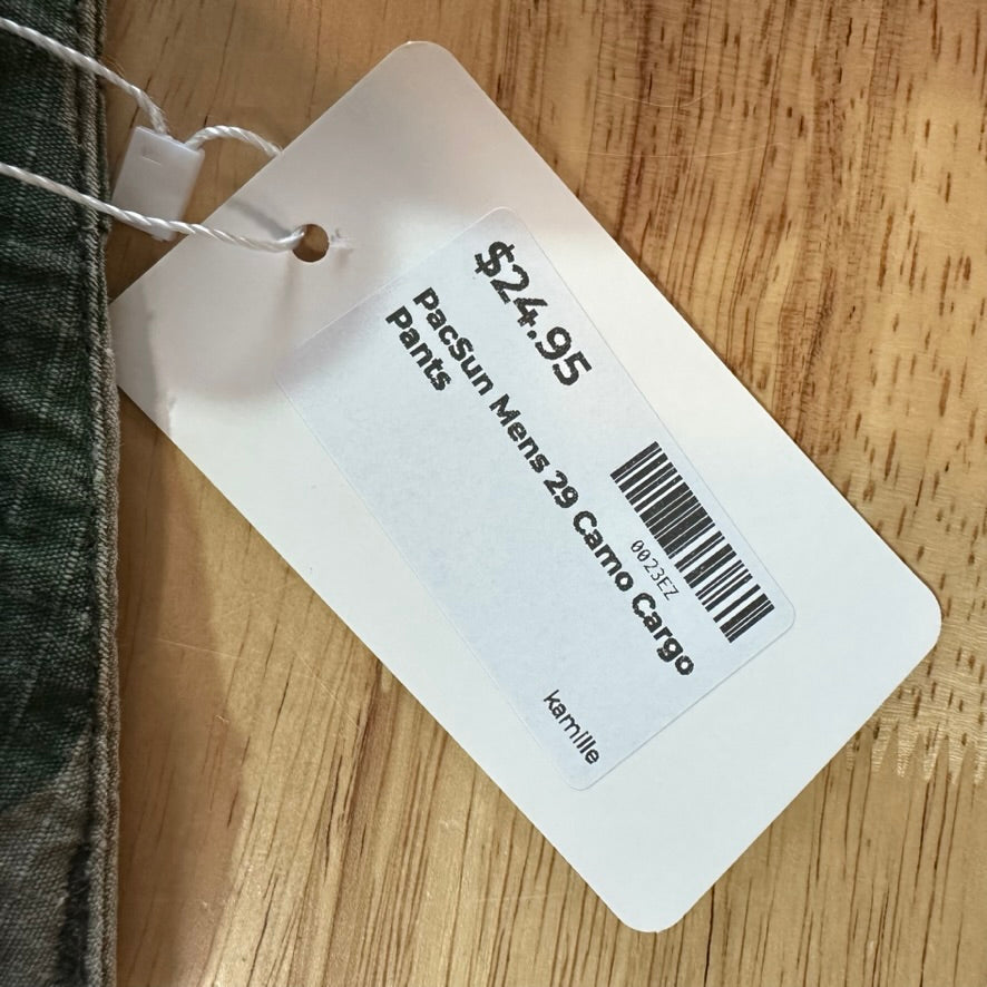 Pac Sun Mens 29x29 Camo Pants