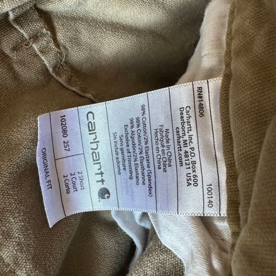 Carhartt Womens 2 Tan Pants
