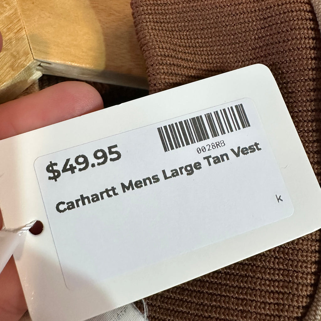 Carhartt Brown Vest Mens Large