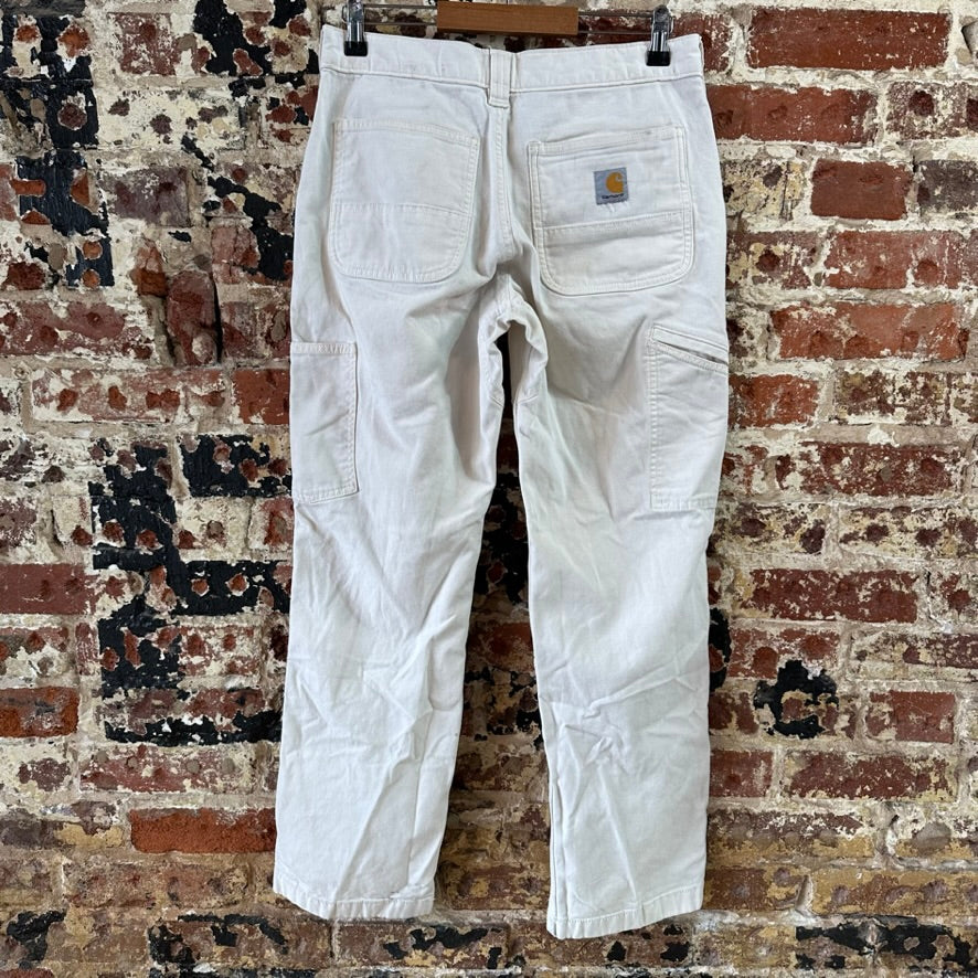 Carhartt Men’s Double Knee Workwear Pants 30x30 White Cream