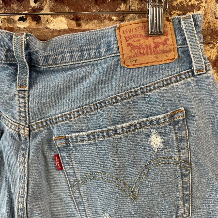 Levi's Cut Off Denim Jean Shorts Womens 32