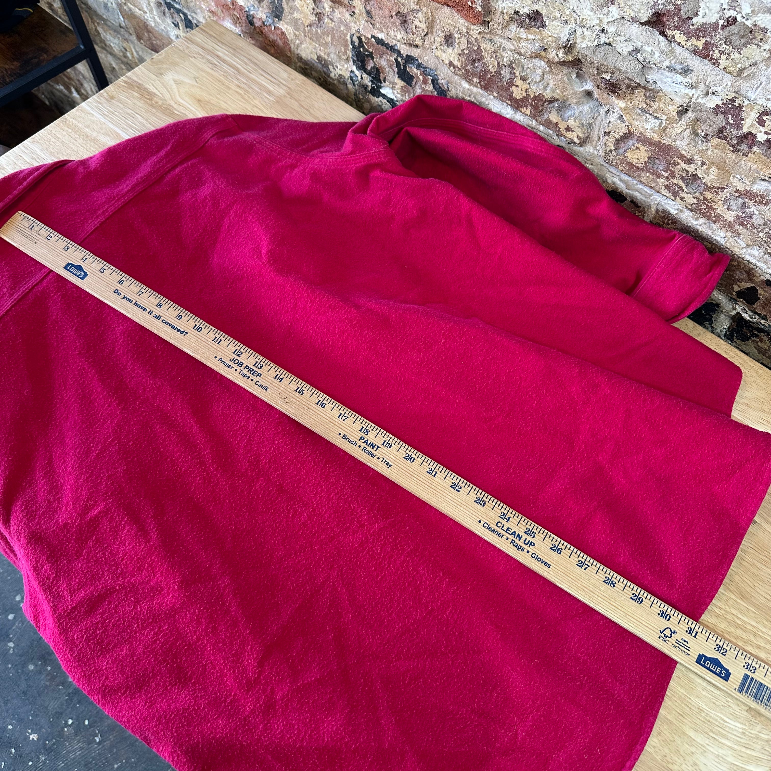 Vintage Carhartt Chamois Flannel Shirt USA Mens 3XL Workwear Red