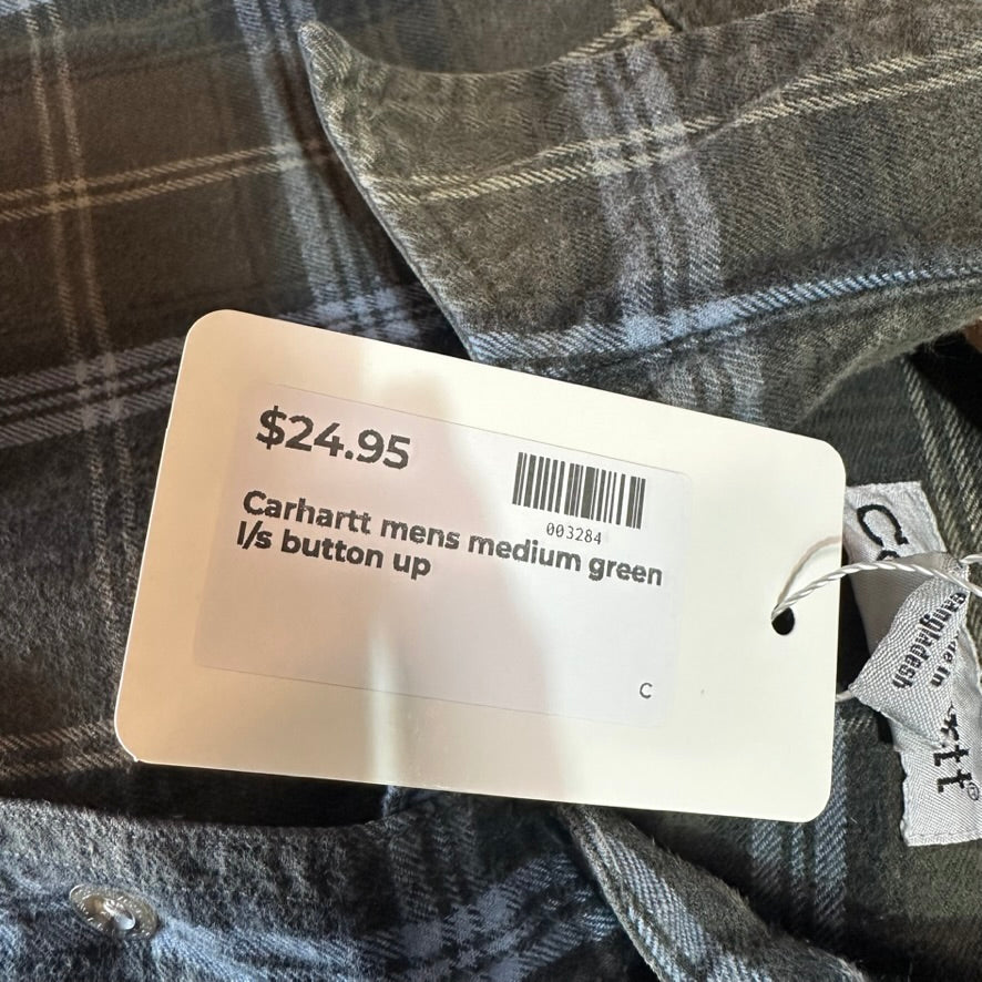 Carhartt Mens Medium Flannel Shirt