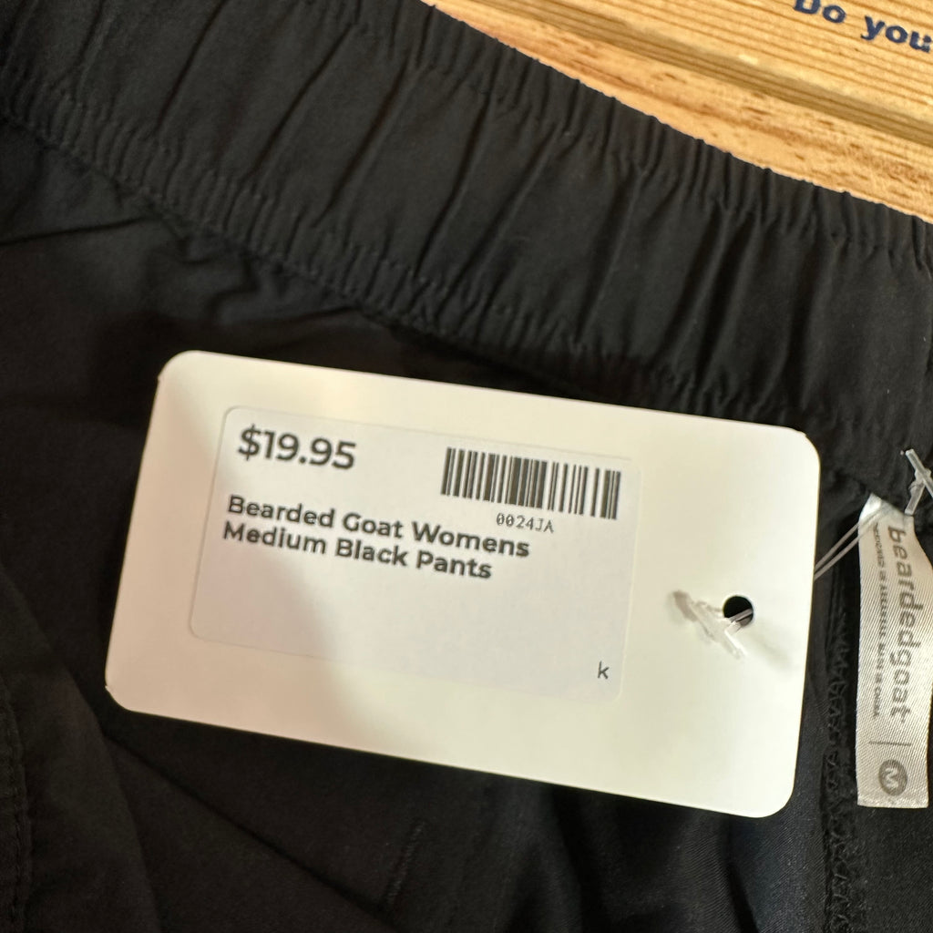 Bearded Goat Women's Medium Water Resistant Outdoor Hiking Pant Black 30x27.5"