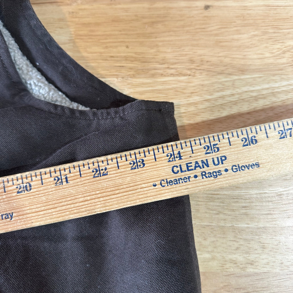 Carhartt Mens Large Brown Sherpa Vest