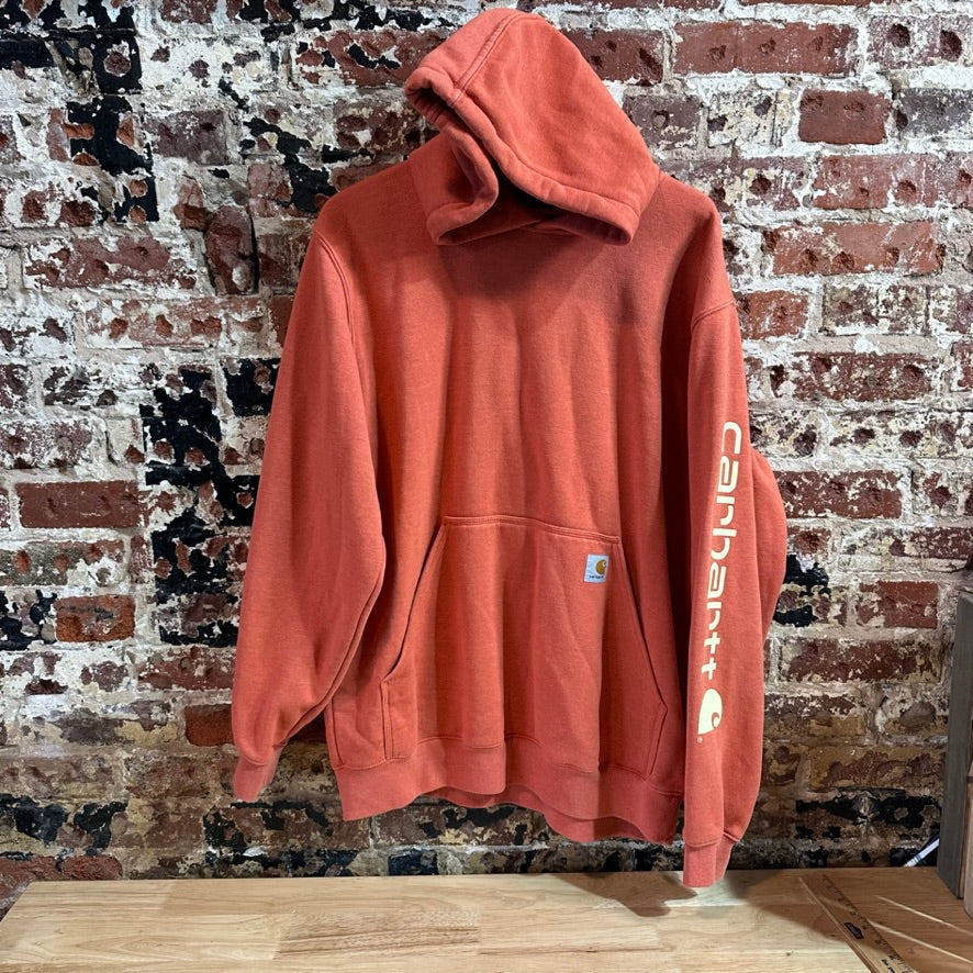 Carhartt Men's Large Orange Hoodie