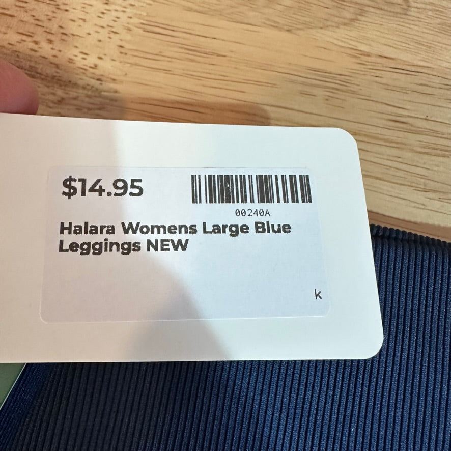 Halara Womens Large Navy Blue Leggings NEW