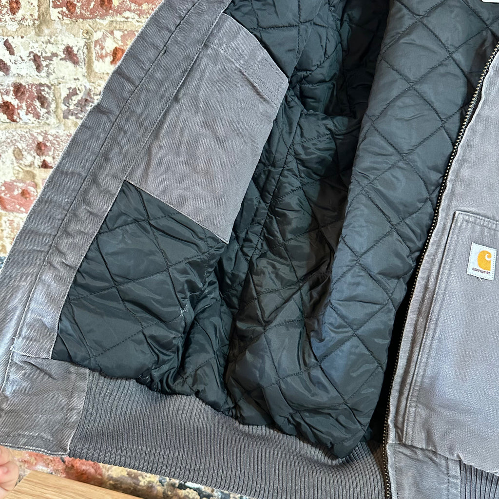 Carhartt J130 Mens Small Gray Jacket