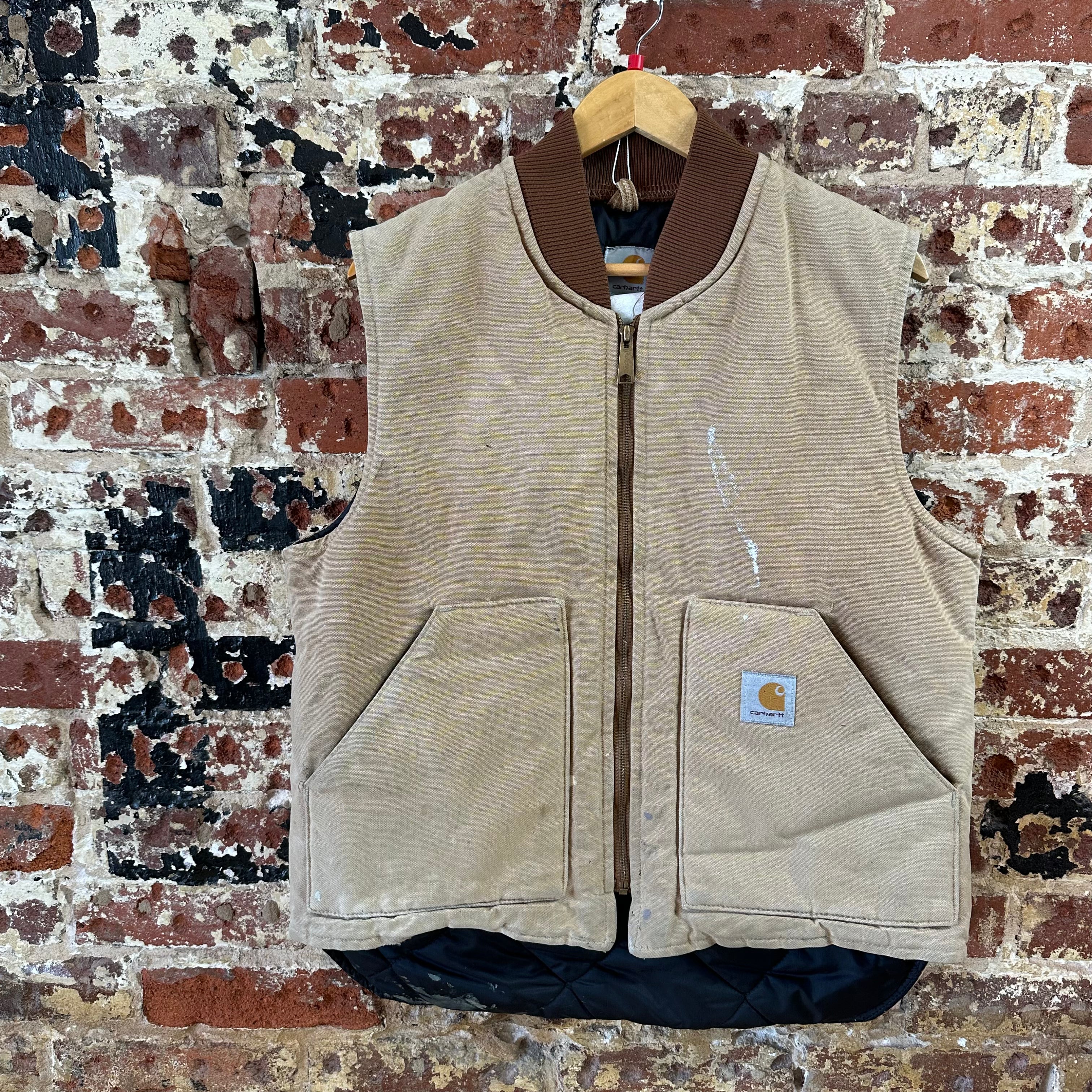 Carhartt Brown Vest Mens Large