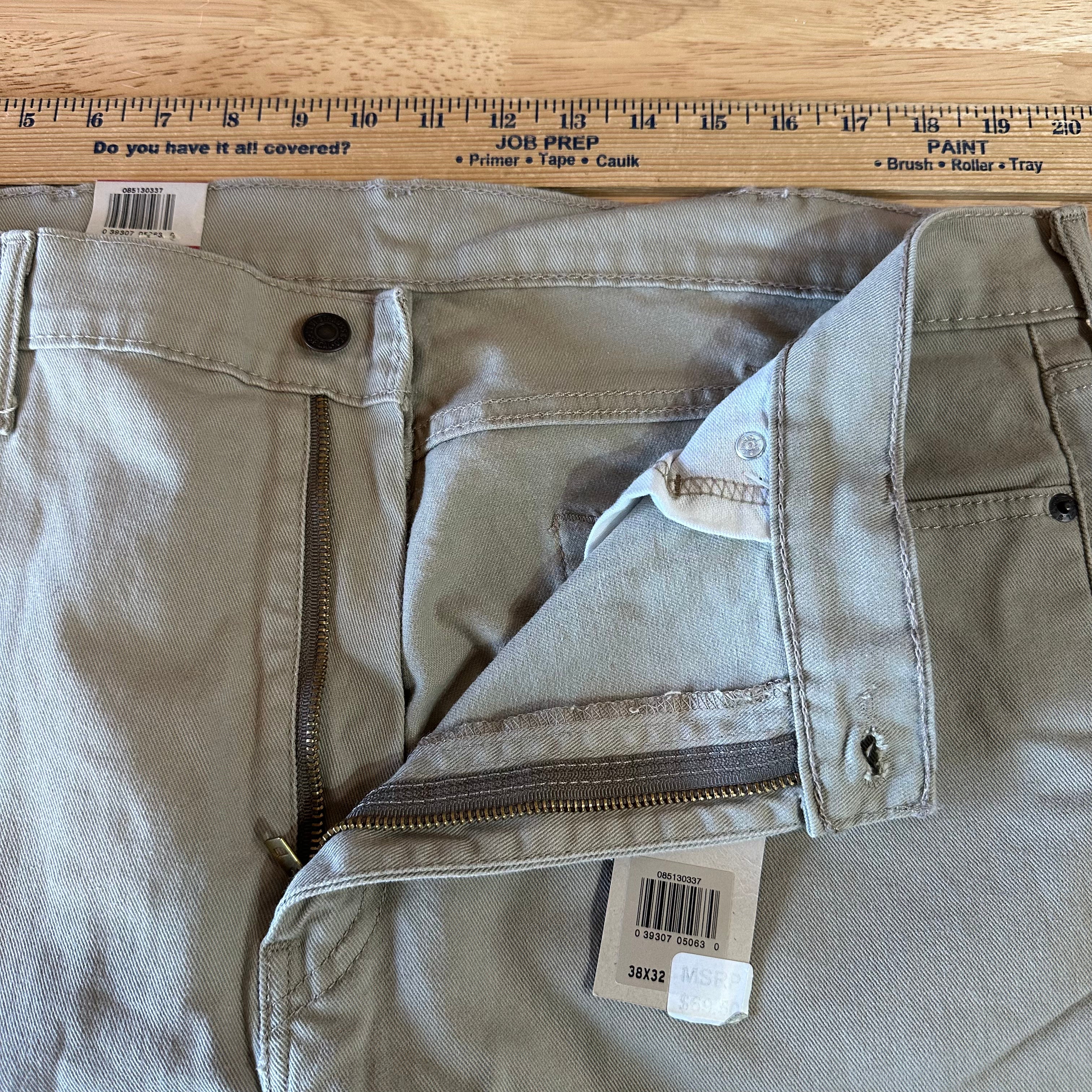 Levis 513 Mens 38x30 Tan Jeans NEW