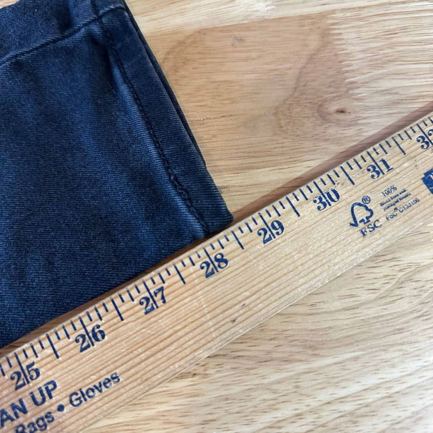 Levis 512 Slim Tapered Jeans Mens 31x30 Black (measures 34x28.5)