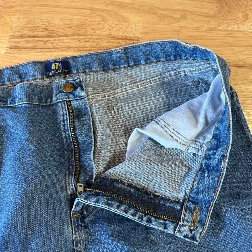Wrangler Mens 38x32 Blue Jeans NEW