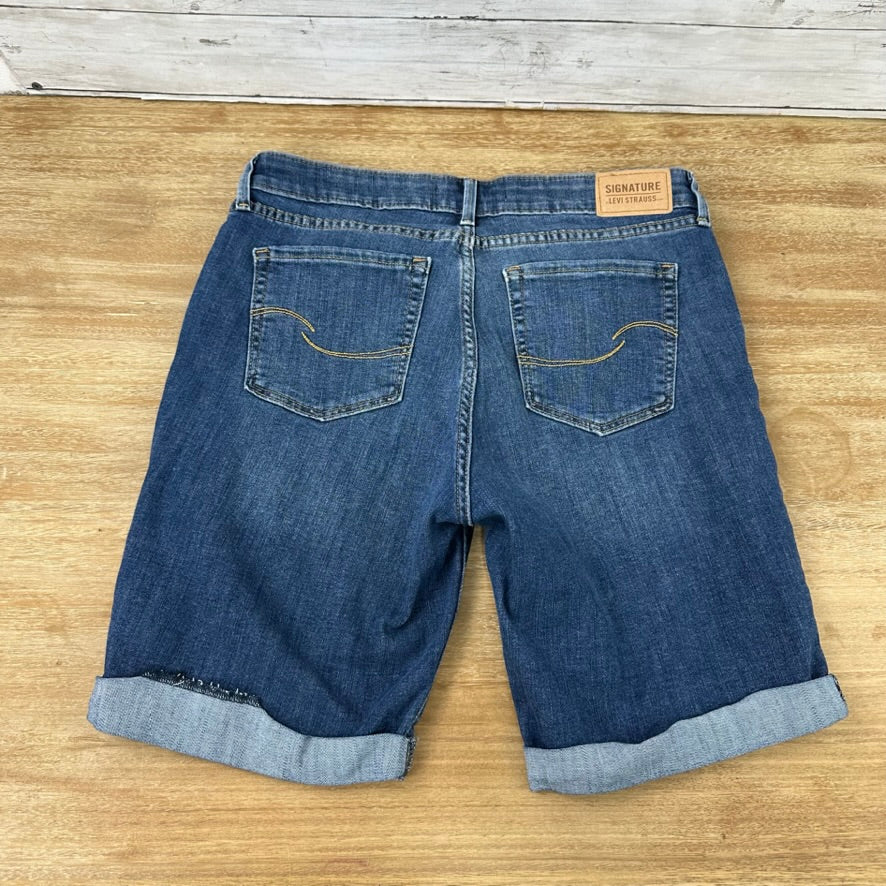 Levi's Cut Off Denim Blue Jean Shorts Womens 8/29 Distressed - 31x8"