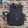 Carhartt V33 Brown Sherpa Lined Men's Large Tall Vest