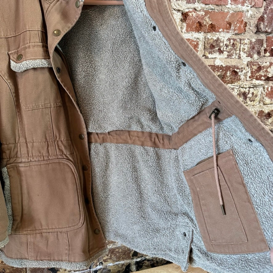 Duluth Womens Small Brown Jacket