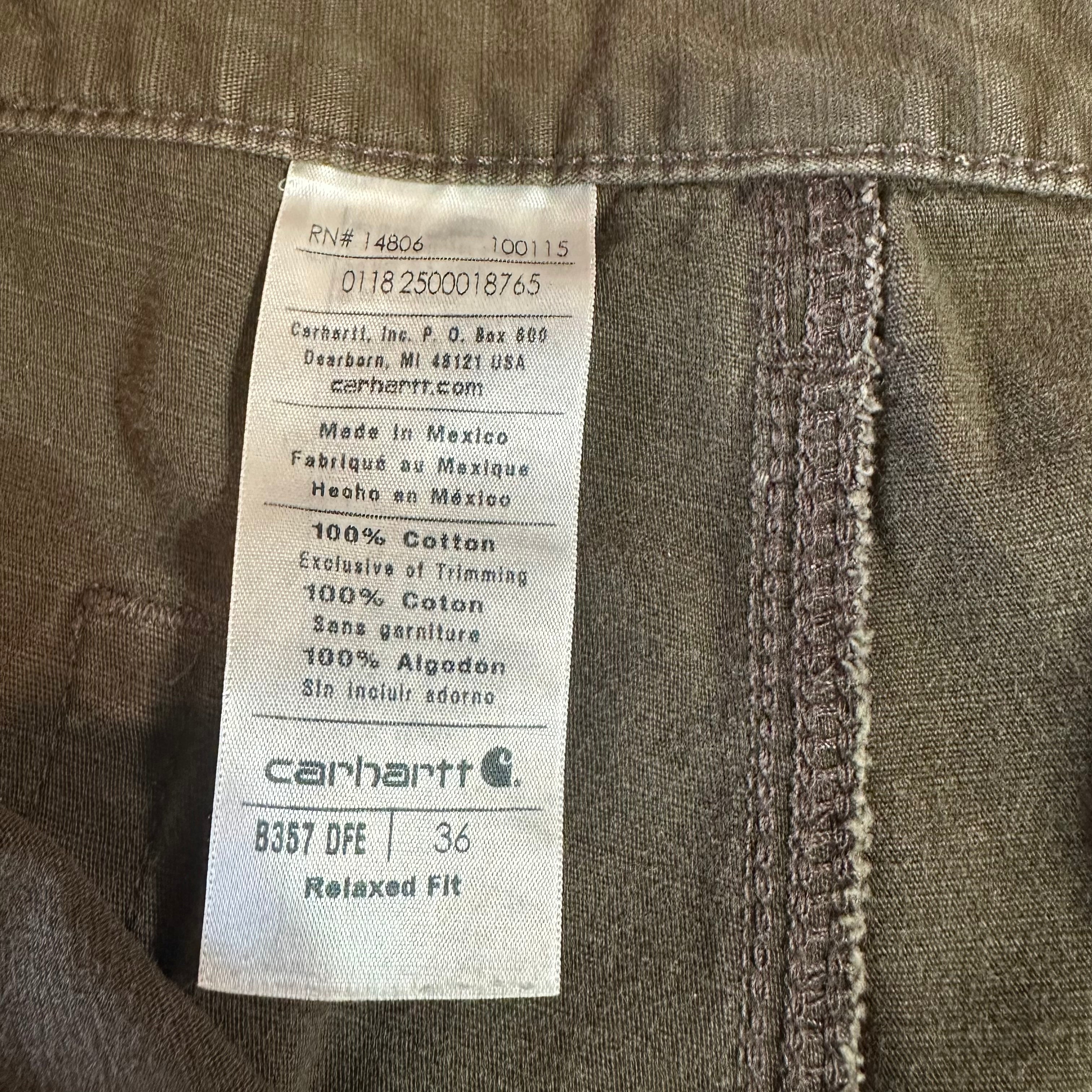 Carhartt Cargo Brown Shorts Mens 38