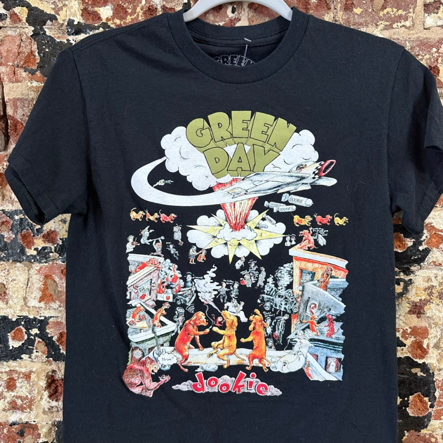 Green Day Small S/S Black T-Shirt