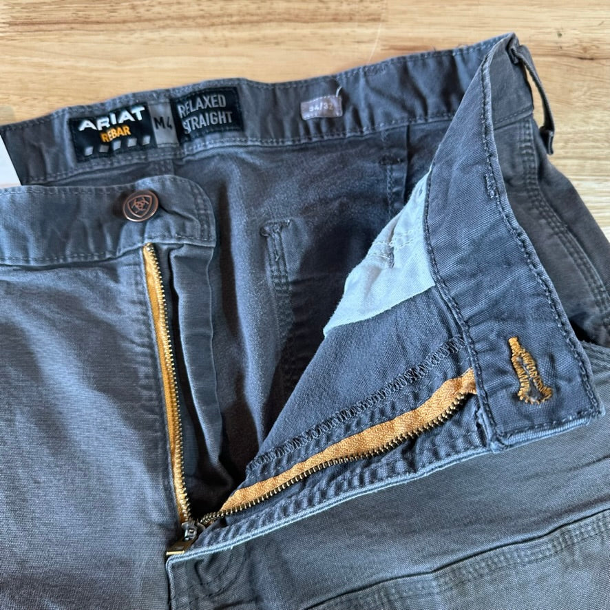 Ariat M4 Mens 34x32 Gray Pants