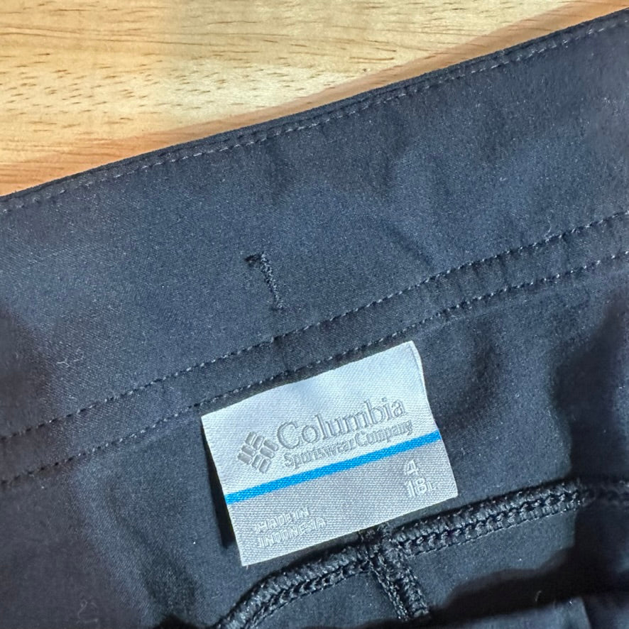 Columbia Womens 4 Black Capris