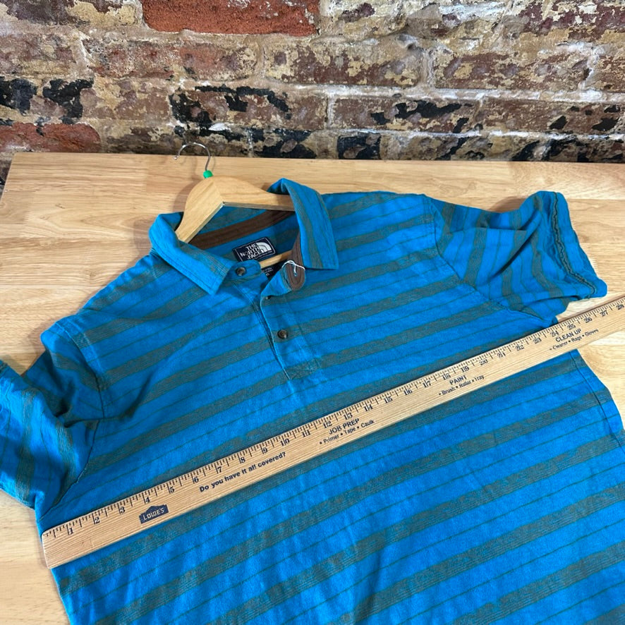 North Face Mens XL Blue Polo
