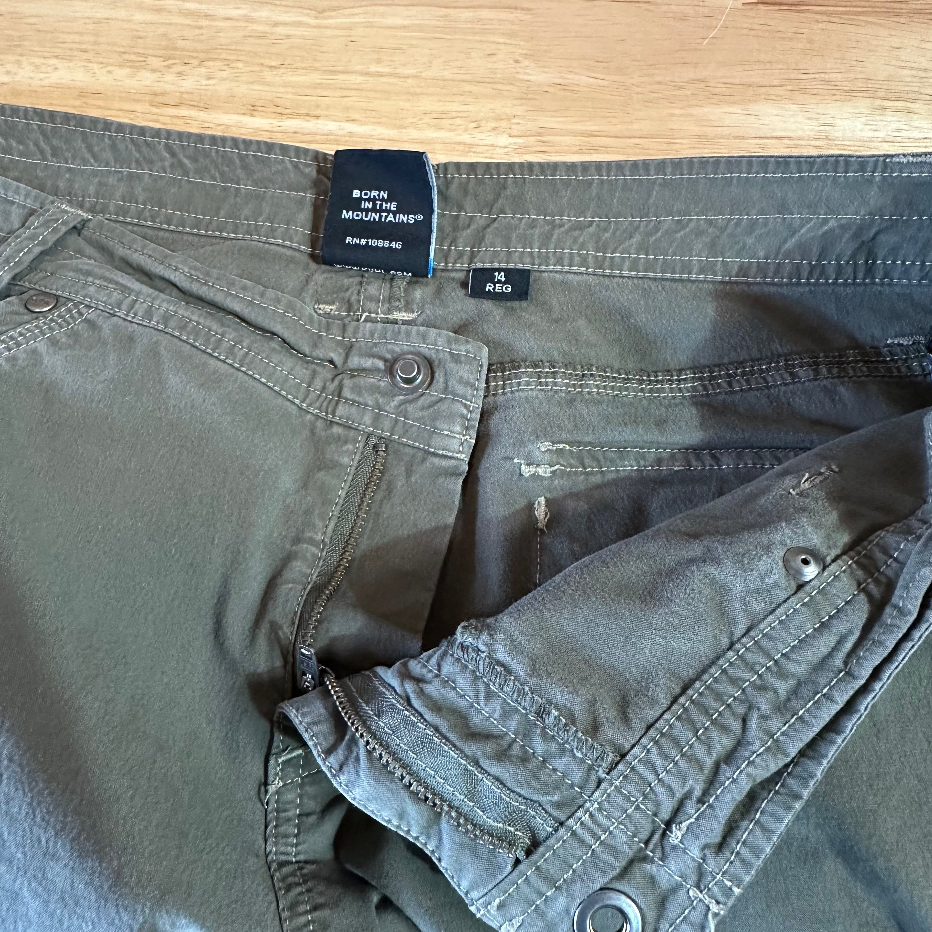 Kuhl Womens 14 Patina Dye Green Pants