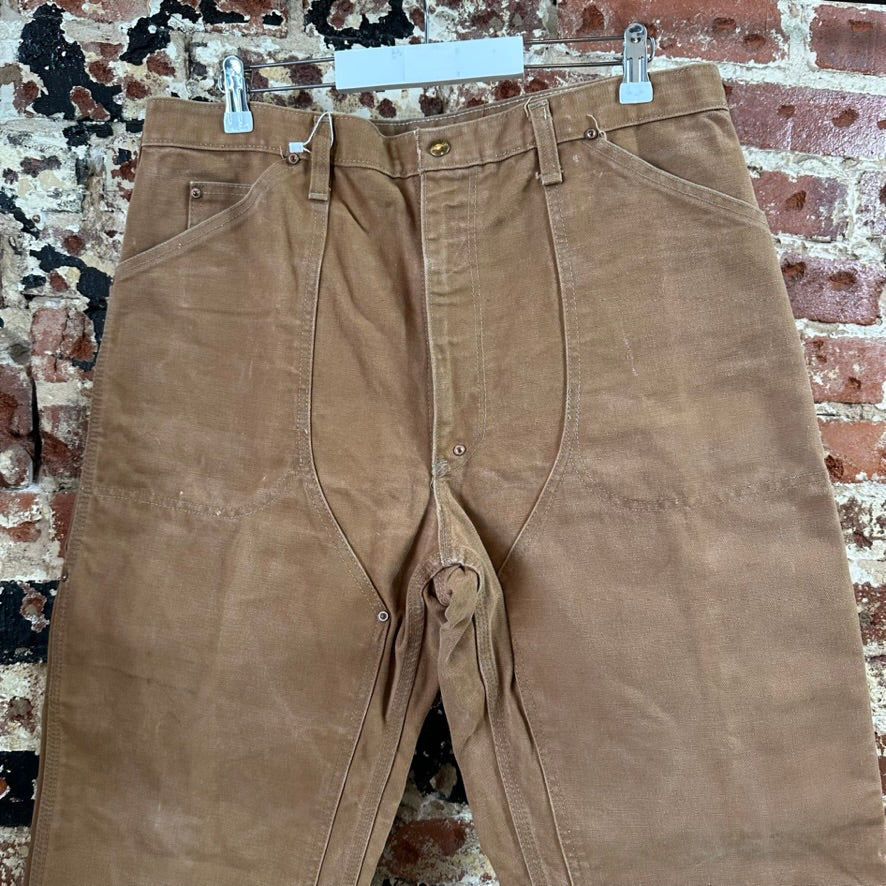 Vintage 70s Carhartt Mens 35x31 Brown Pants