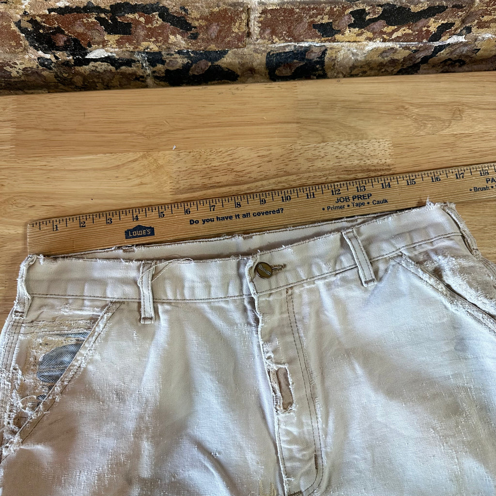 Carhartt Mens 34x32 Tan Pants