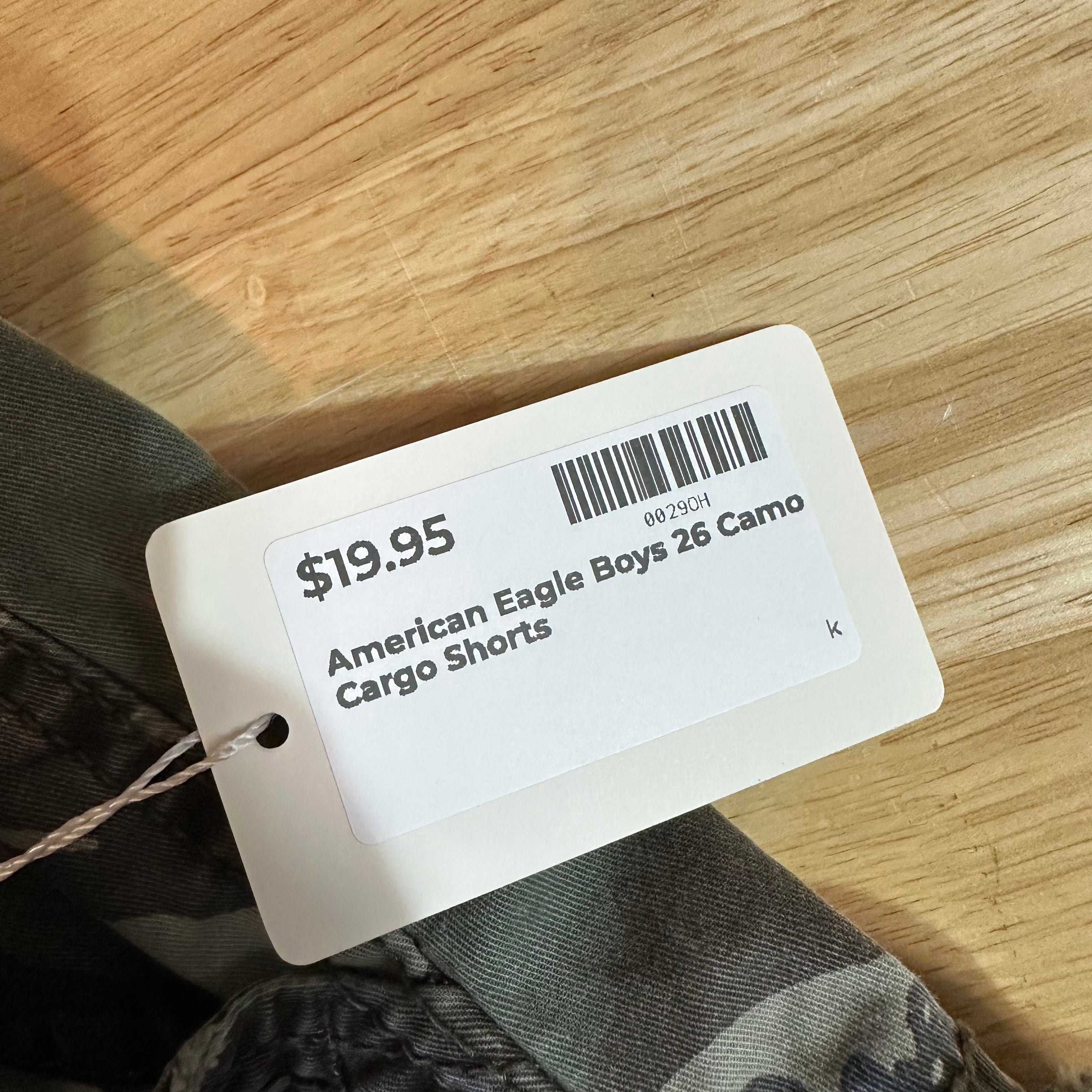 American Eagle Shorts Boys 26 Cargo Camo