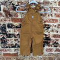 Carhartt Brown Bibs 18M