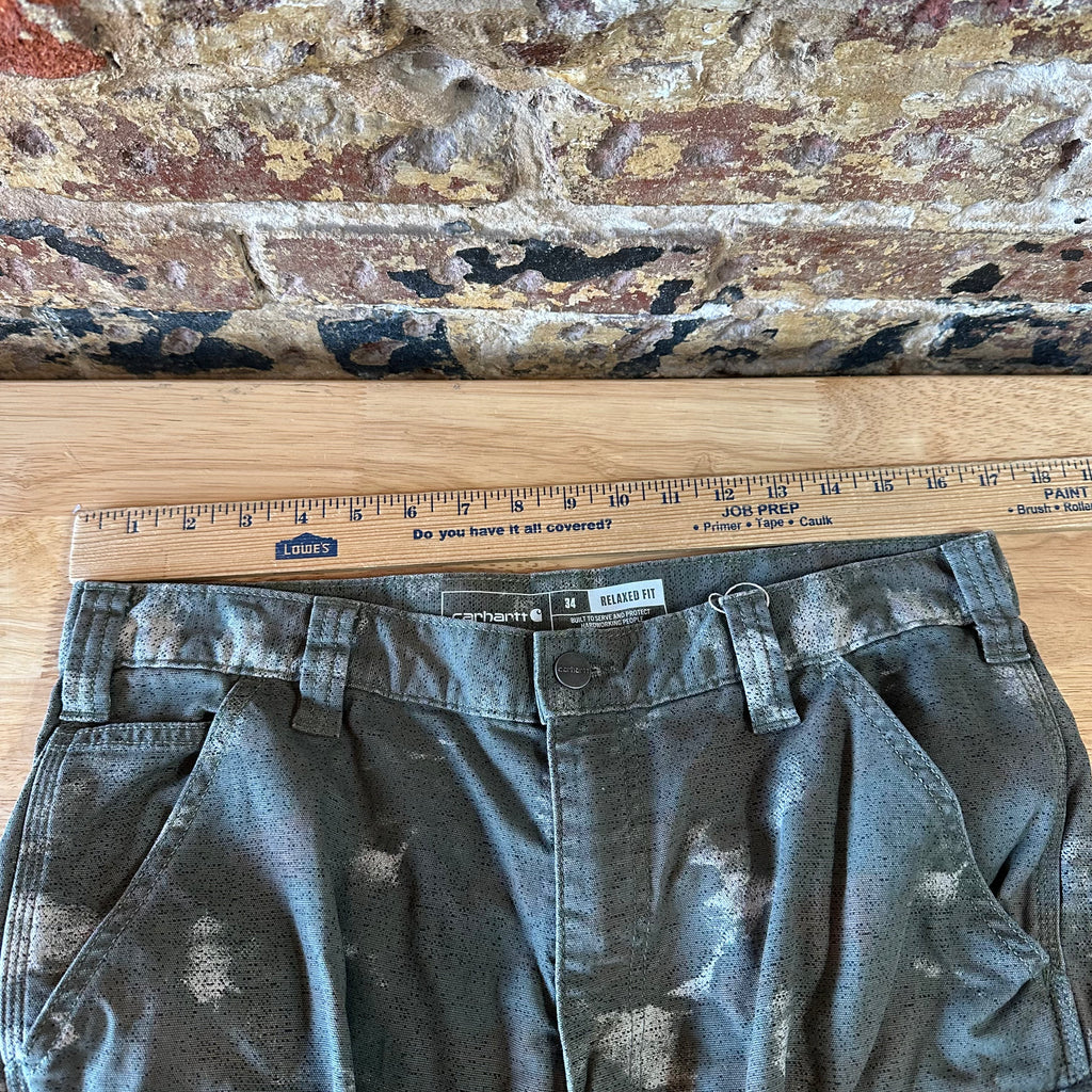Carhartt CAmo Cargo Shorts Mens 34