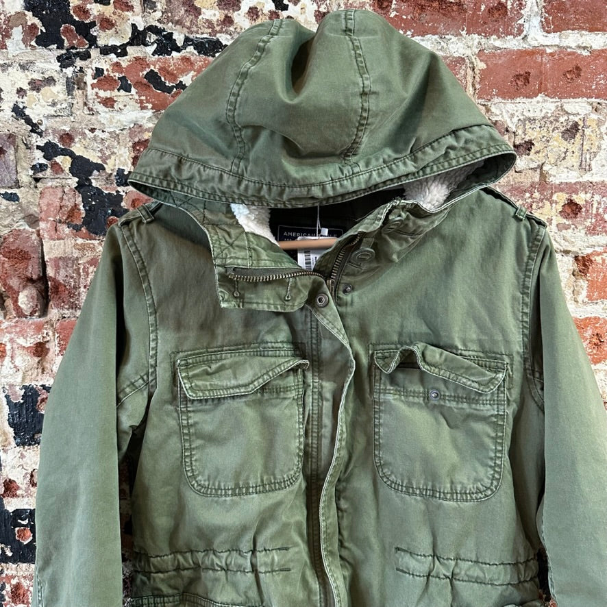 American Eagle Women's Medium Green Jacket