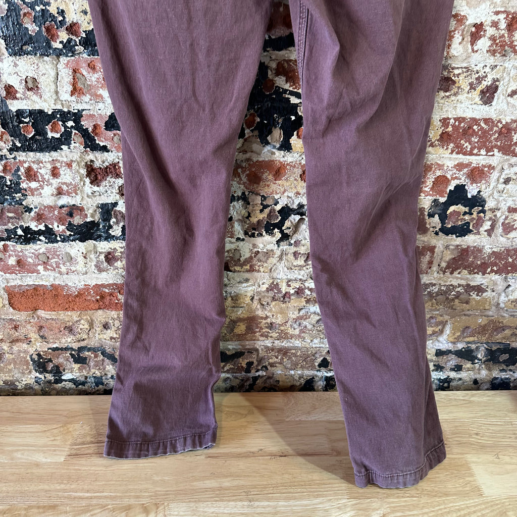 Carhartt Canvas Straight Fit Work Pants Reddish Mens 34x34