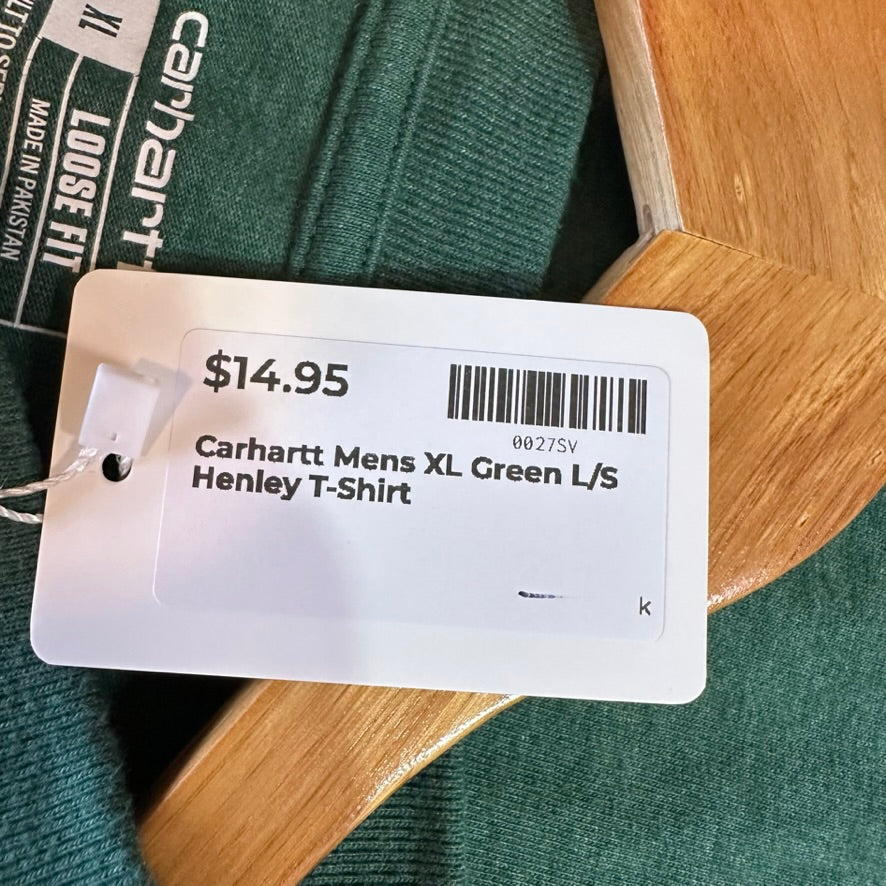 Carhartt Men's XL Henley L/S T-Shirt