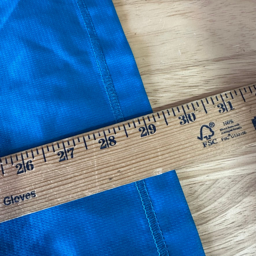 Columbia Mens 2XL Blue Bike Jersey