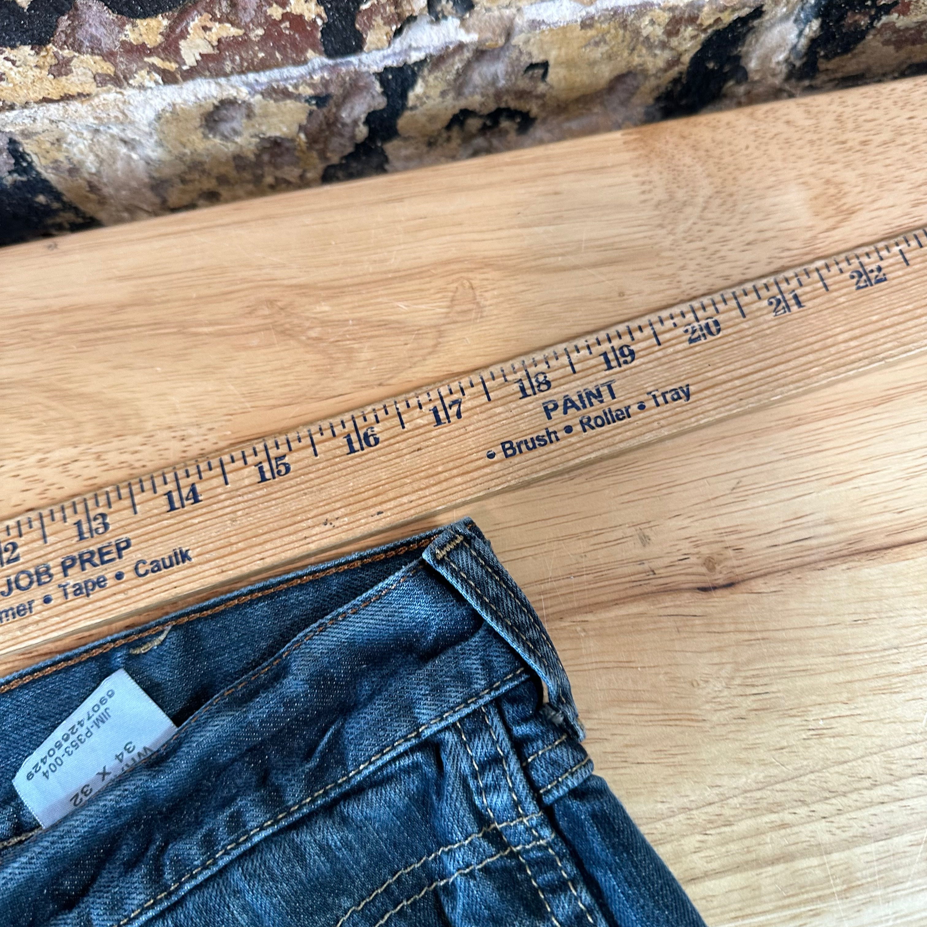 Wrangler Retro Mens 34x30 Blue Jeans