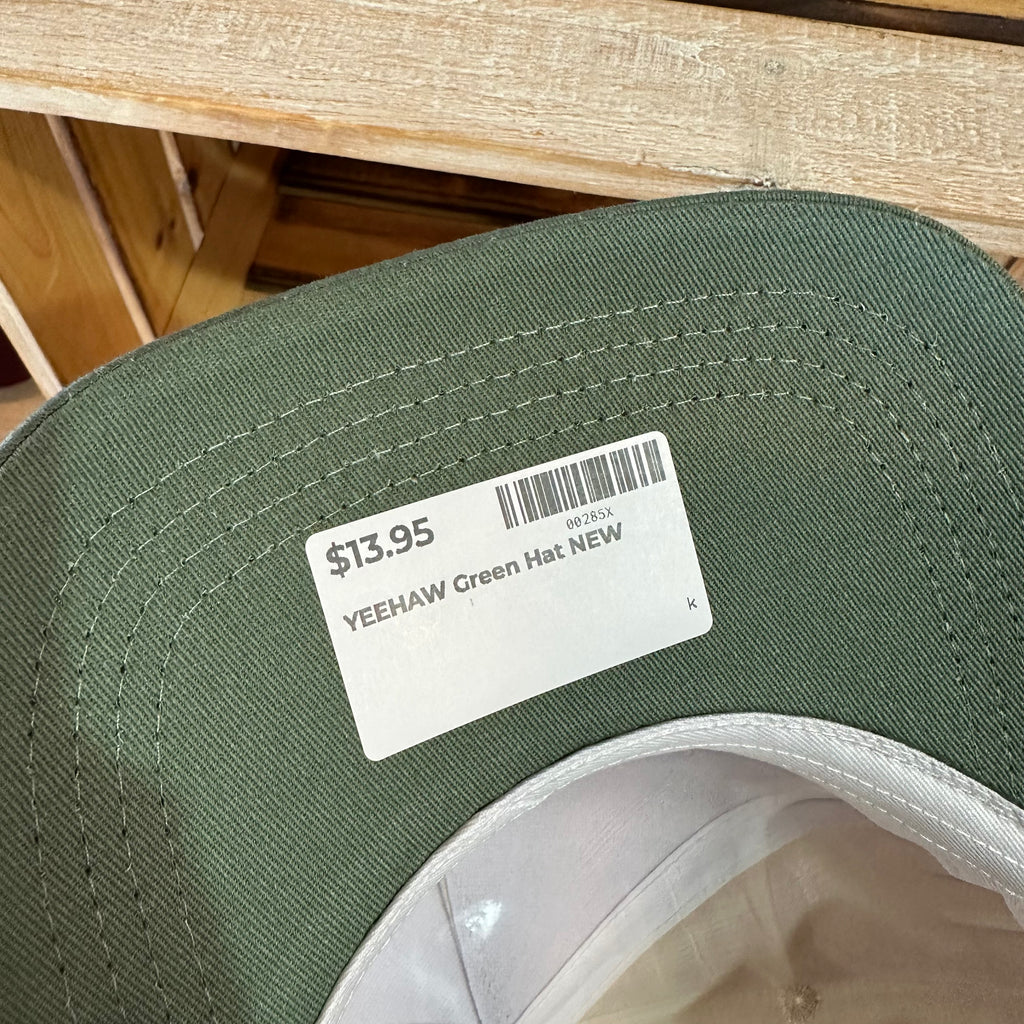 YEEHAW Hat Green NEW