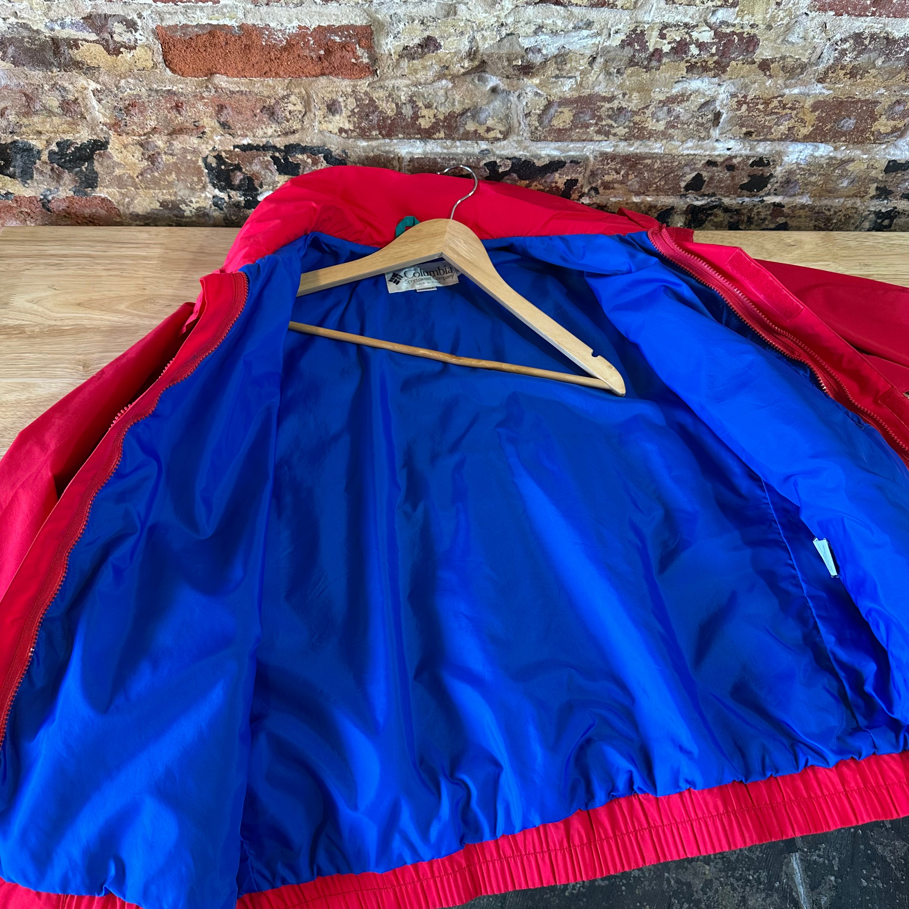 COLUMBIA Whirlibird Mens XL Winter Red Full Zip (no liner)