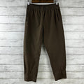 Outdoor Voices Pants Women Small Brown Cropped Elastic Waist Activewear 26x25