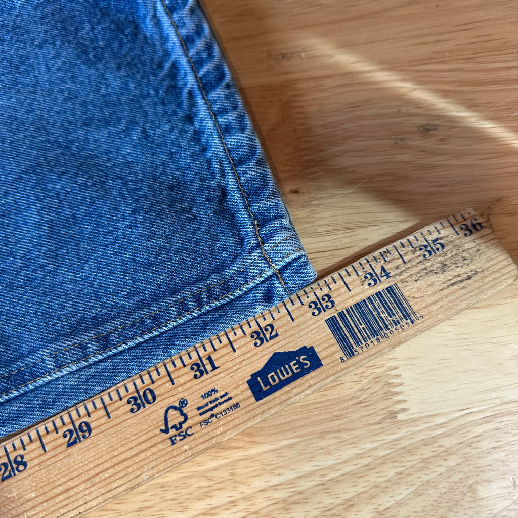 Carhartt Mens 36x34 Blue Jeans