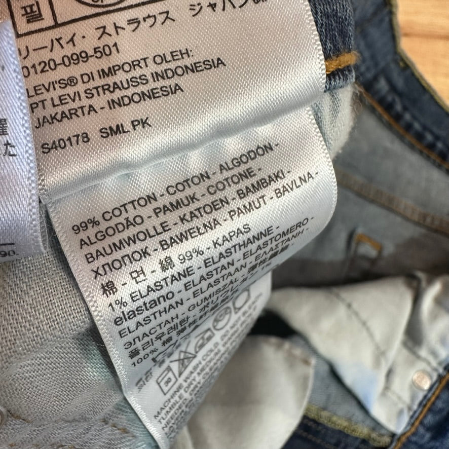 Levis Mens 511 Blue Jeans 34x34 Slim Fit Modern Denim Levi's