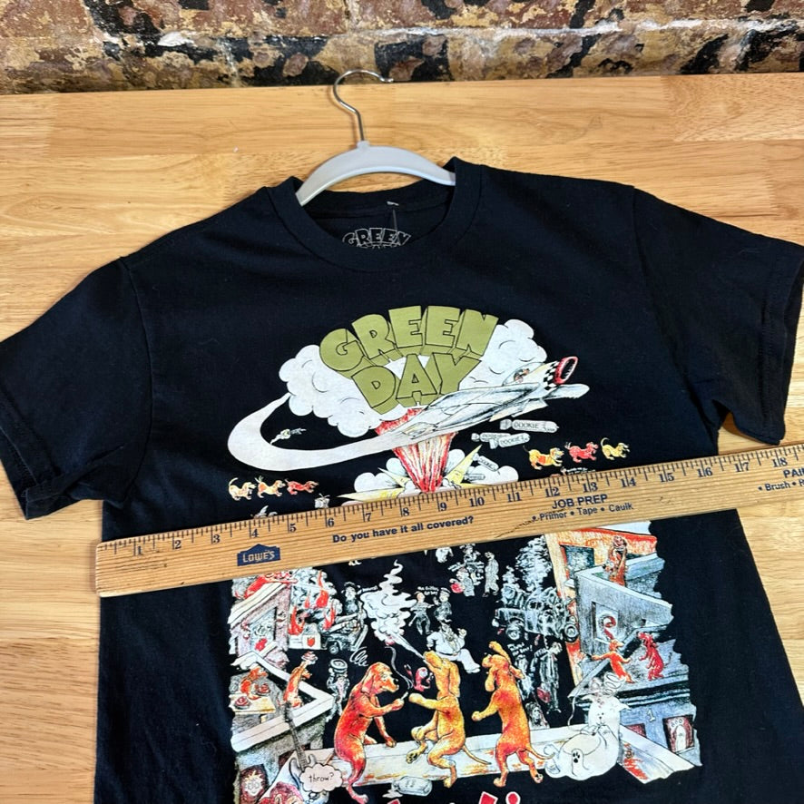 Green Day Small S/S Black T-Shirt