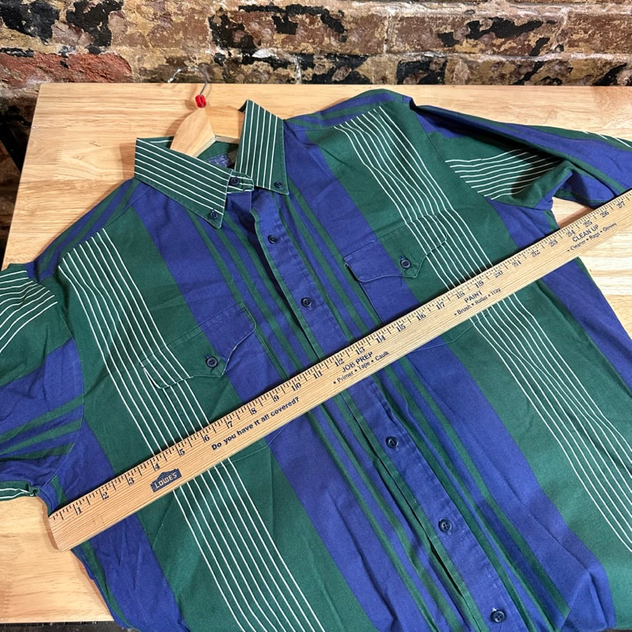 VTG Panhandle Men's Large Green Western Shirt