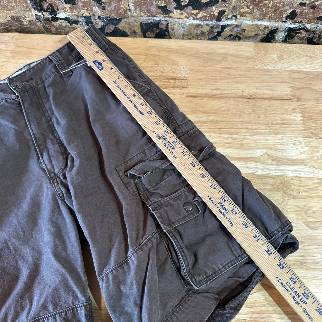 Levi's Cargo Dark Brown Shorts Mens 32