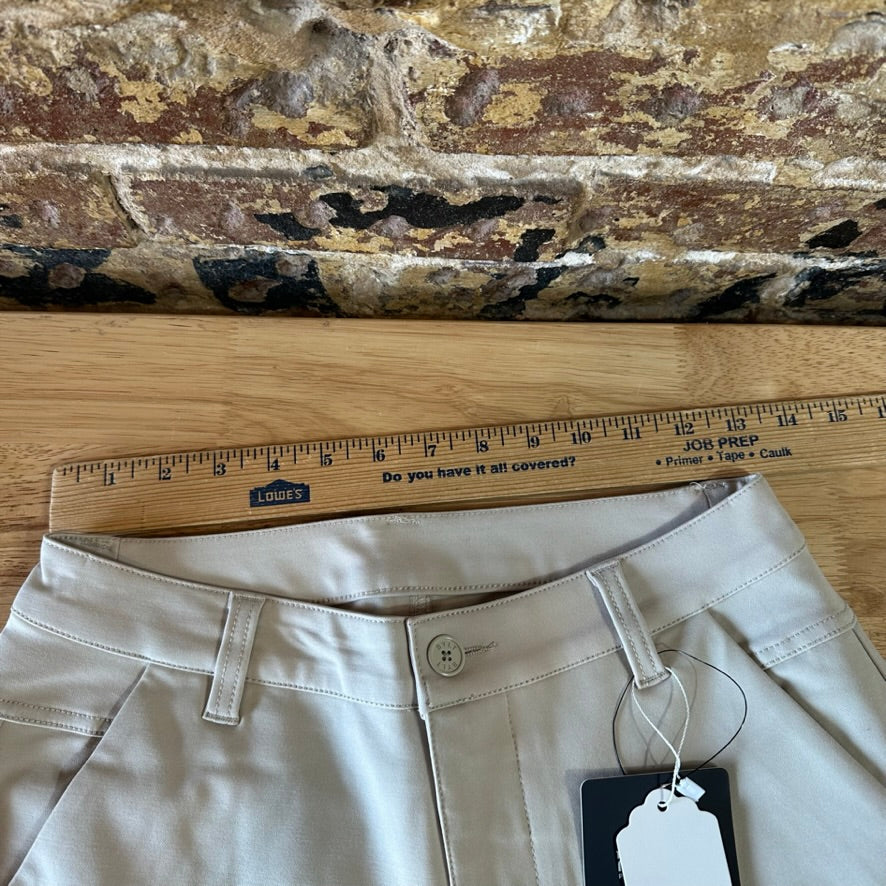 Mens BYLT Premium Basics Everyday Shorts 2.0 Size 30 Beige Stretch NEW