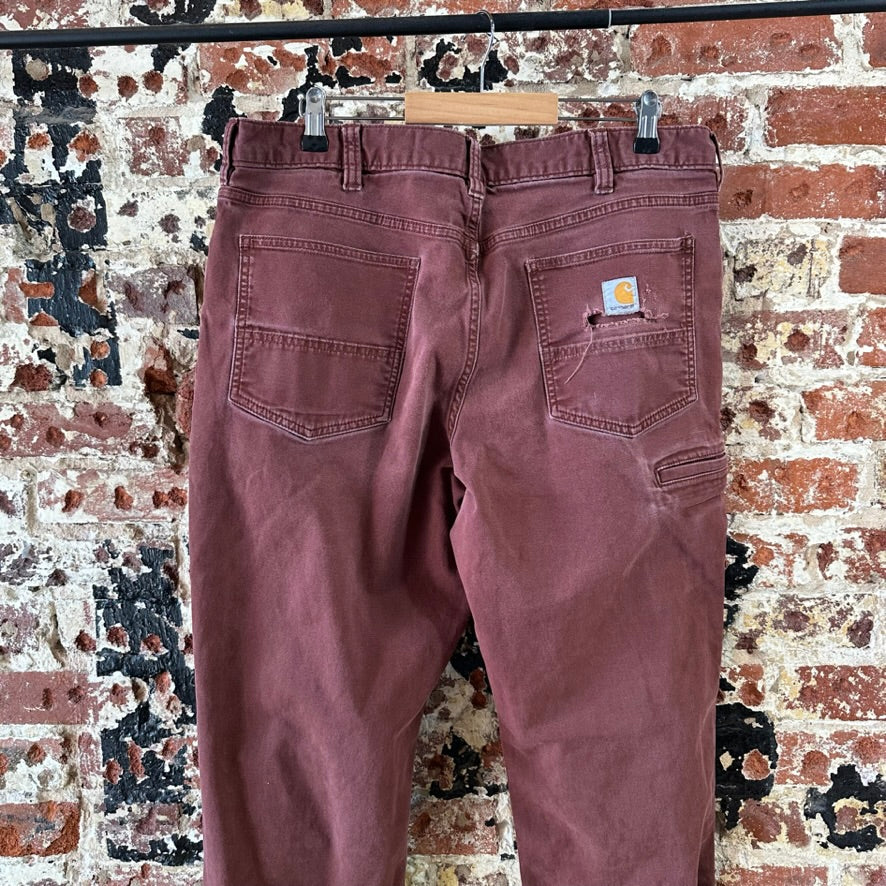 Carhartt Mens 38x34 Red Pants