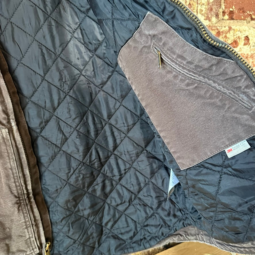 Carhartt Dark Brown Lined Men's Large Vest