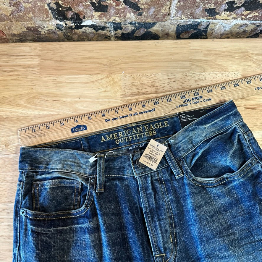 American Eagle Mens 29x32 Blue Jeans NEW